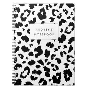 Carnet Customizable leopard print