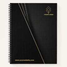 Customizable Notebook - Add Your Logo and Website