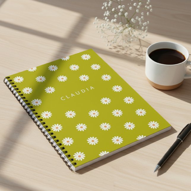 Carnet Customized Daisy Notebook, Gift for Children  (Créateur téléchargé)