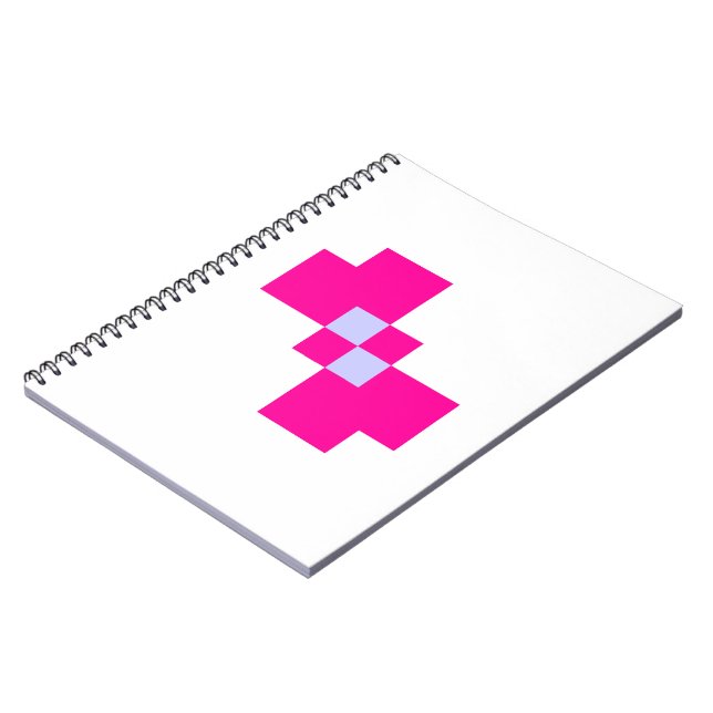 Carnet Cute 8 bits Pixel Bow (Côté gauche)