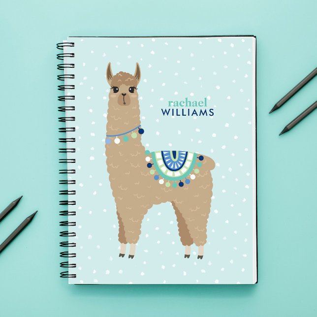 Carnet Cute Alpaca Personnalisé (Créateur téléchargé)