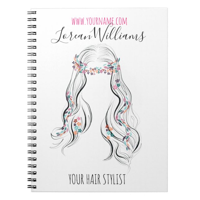 Carnet Cute Boho Coiffure Mariage Coiffure Styliste Flora (Devant)