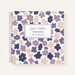 Carnet Cute Boho Daisy Baby Book