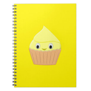 Carnet Cute Cartoon Citron Cupcake
