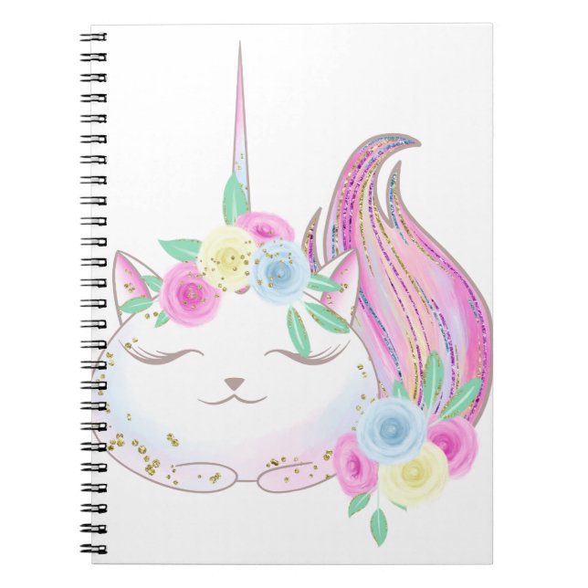Carnet Cute Caticorn (Devant)