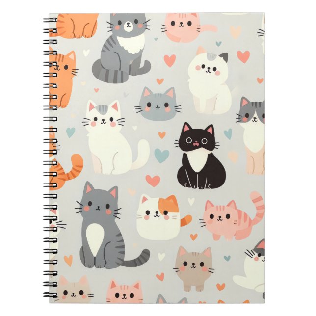 Carnet Cute chat (Devant)