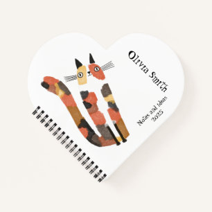 Carnet Cute chat personnalisé