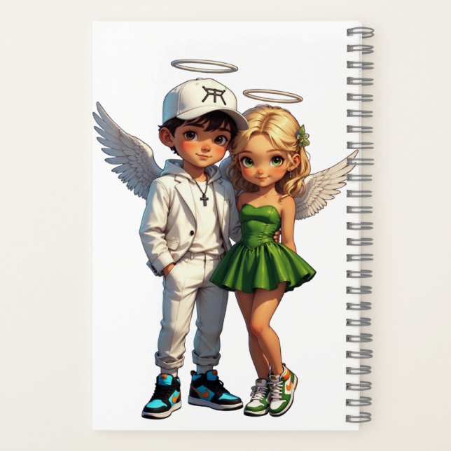 Carnet Cute Cherub Angels Spiral Notebook