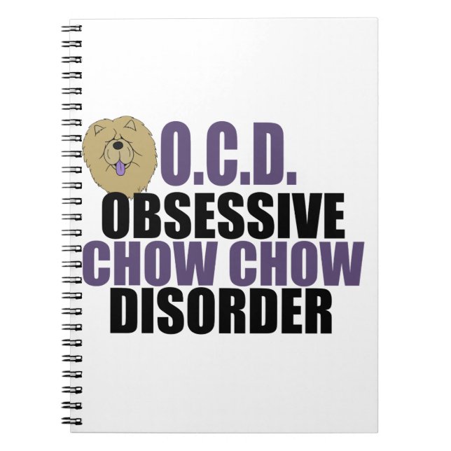 Carnet Cute Chow Chow (Devant)