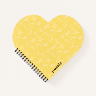 Carnet Cute Coquette Bows and Cherries Pattern Notebook