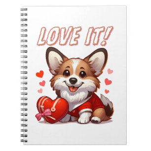 Carnet Cute Corgi Love