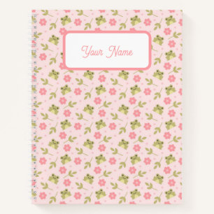 Carnet Cute Cottagecore Frog Bulletjournal Notebook