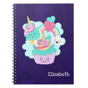 Carnet Cute Cupcake and Happy Ice Cream