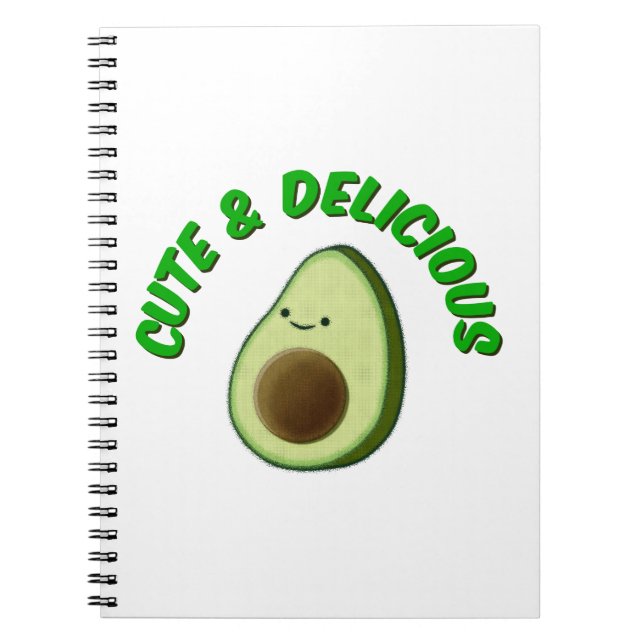 Carnet Cute Et Délicieux Avocado (Devant)