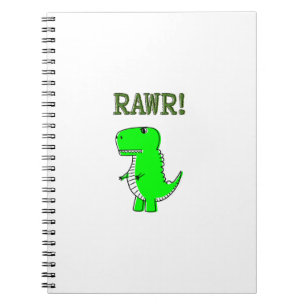 Carnet Cute et en colère Rex RAWR