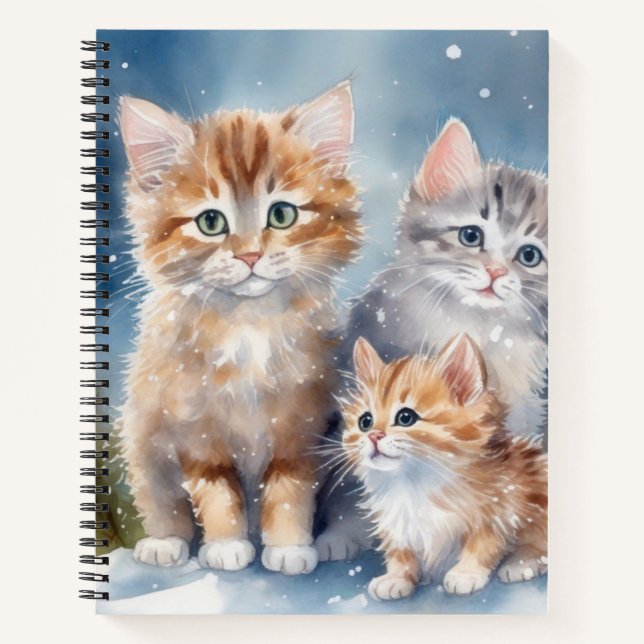 Carnet Cute Fluffy Kittens (Devant)