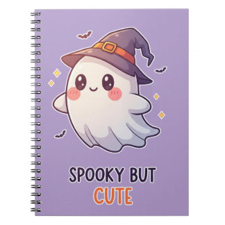 Carnet Cute Ghost Witch Halloween Spooky Cute
