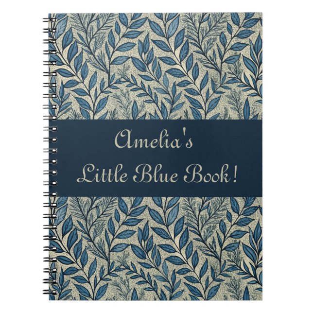 Carnet Cute Girl Floral Art Nouveau Fond d'écran Motif (Devant)