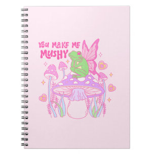 Carnet Cute grenouille et champignon - Vous me faites bou