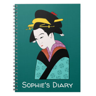 Carnet Cute Japonaise Geisha