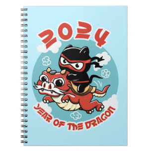 Carnet Cute Kawaii Art 2024 Année Du Dragon