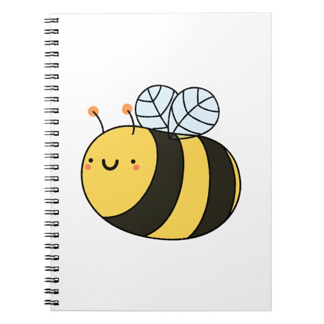 Carnet Cute Kawaii Bumble Bee (Devant)