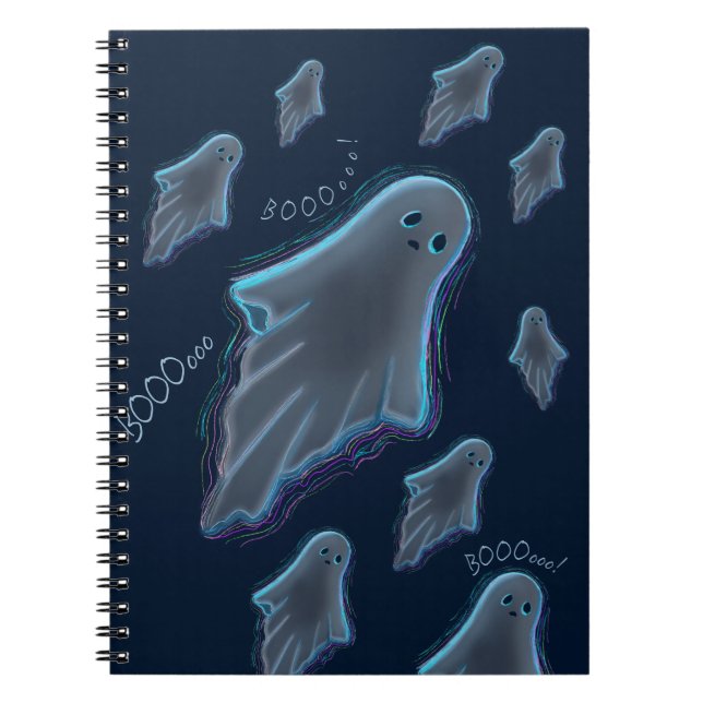 Carnet Cute KiniArt Ghost (Devant)