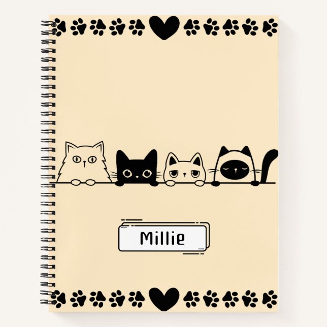 Carnet Cute Kitty (Devant)