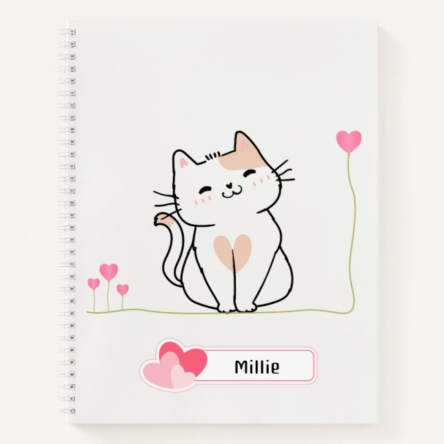 Carnet Cute Kitty (Devant)