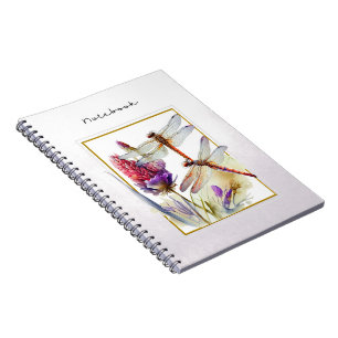 Carnet Cute libellule aquarelle
