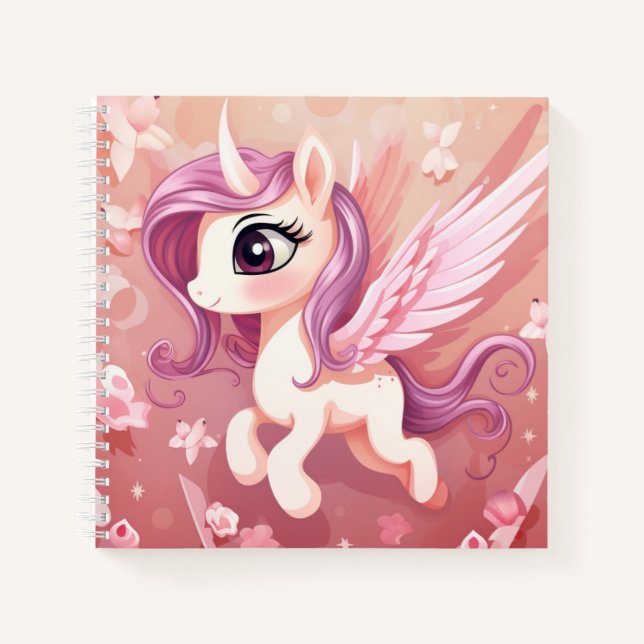 Carnet Cute Licorne Série 1-2 Notebook (Front)