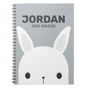Carnet Cute Little Bunny Rabbit with Personalized