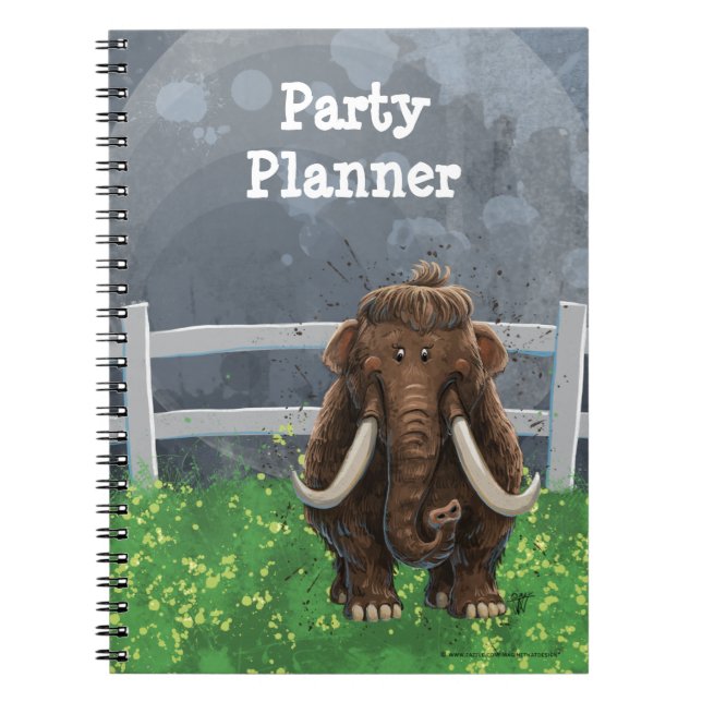 Carnet Cute Mastodon (Devant)