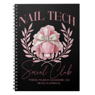 Carnet Cute Nail tech Coquette Nail Polonais Social Club