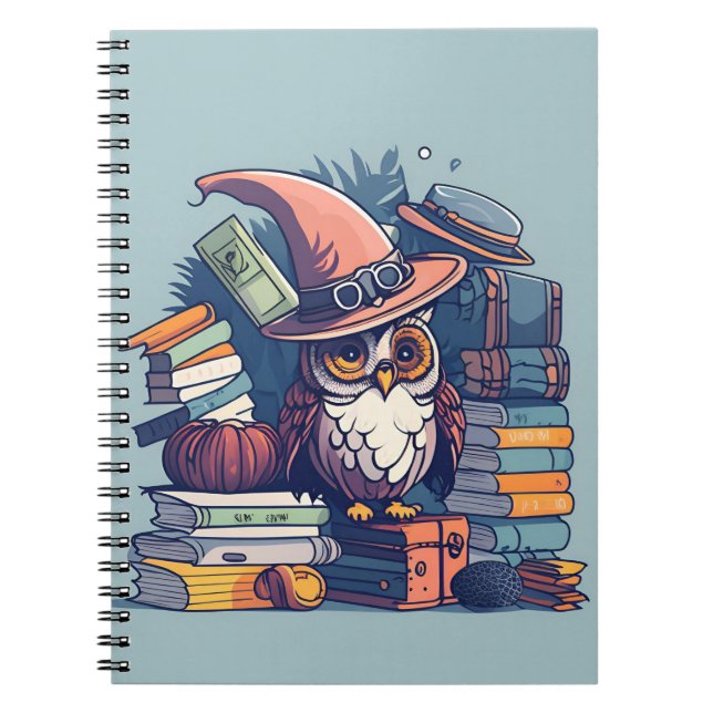 Carnet cute owl 1 (Devant)