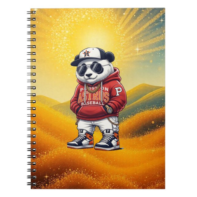 Carnet Cute Panda Fashion Style – Adorable Panda Outfit  (Devant)