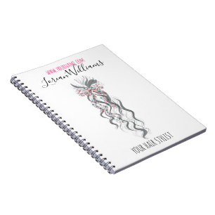 Carnet Cute Pastel Bride Wavy Coiffeuse Salon de coiffure