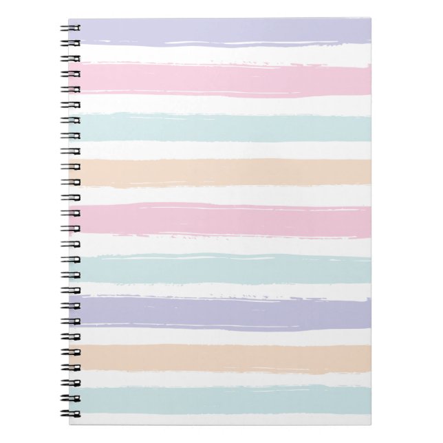 Carnet Cute Pastel Neon Couleurs Aquarelle Gradient Frais (Devant)