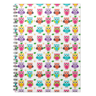 Carnet Cute Pink Owl Notebook