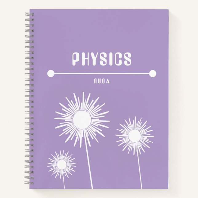 Carnet Cute purple Notebook (Devant)