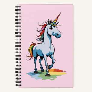 Carnet Cute Rainbow Unicorn