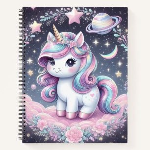 Carnet Cute Rainbow Unicorn