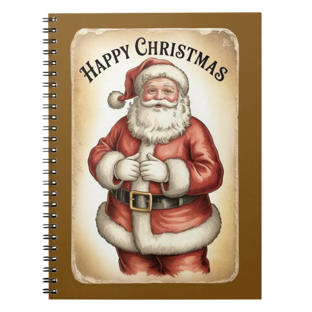 Carnet Cute Santa Claus Christmas Writing Book (Devant)