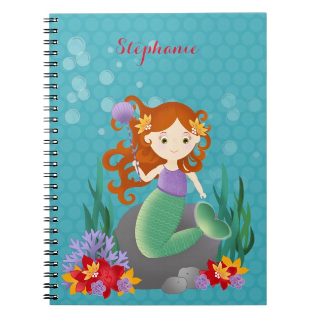 Carnet Cute sirène (Devant)