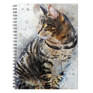 Carnet Cute Tabby Cat