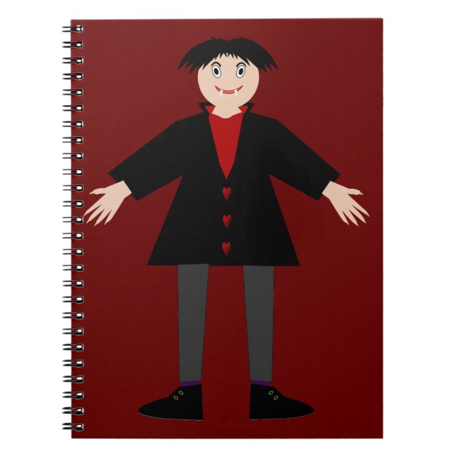 Carnet Cute Vampire Halloween (Devant)
