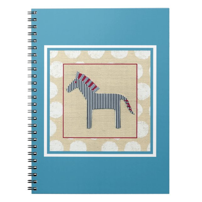 Carnet Cutout Zebra sur Arrière - plan crème (Devant)