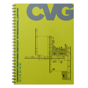 Carnet (CVG) de diagramme d'aéroport de Cincinnat
