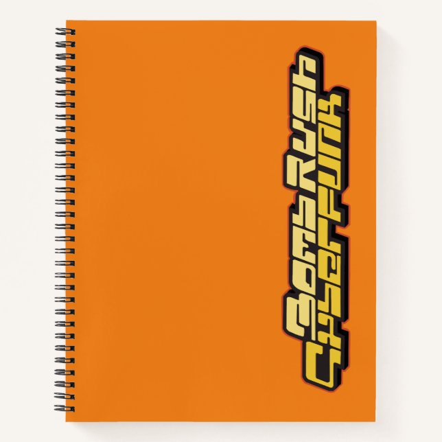 Carnet Cyberfunk de poussée de bombe (Devant)