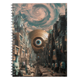 Carnet Cyberpunk surréaliste